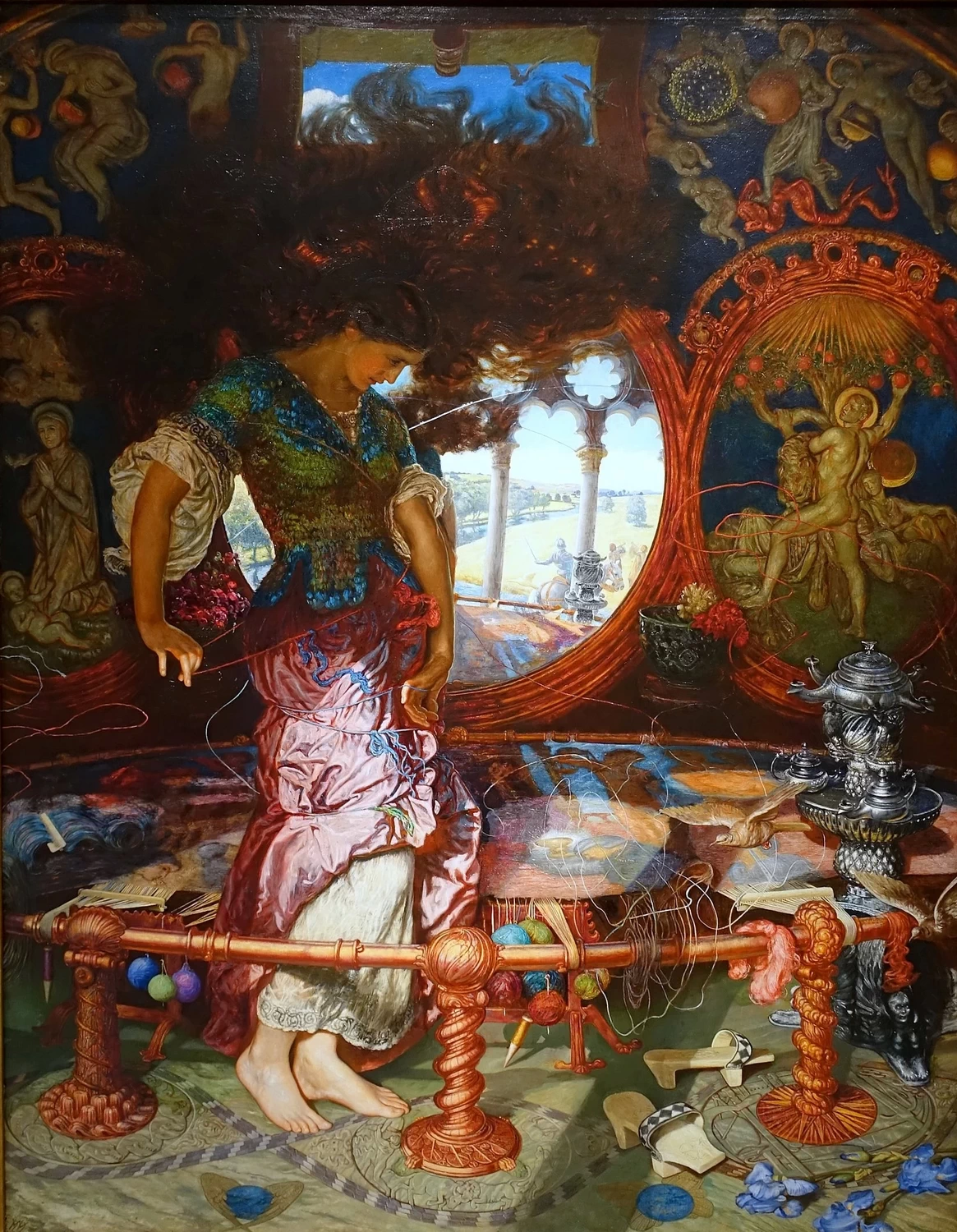 La Signora di Shalott - Wadsworth Atheneum, Hartford